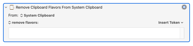  Remove Clipboard Flavors Action 