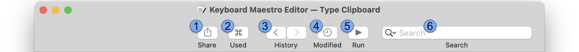  Editor Top Toolbar 