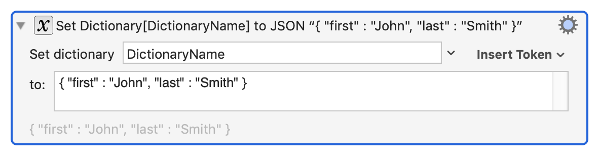  Set Dictionary to JSON 